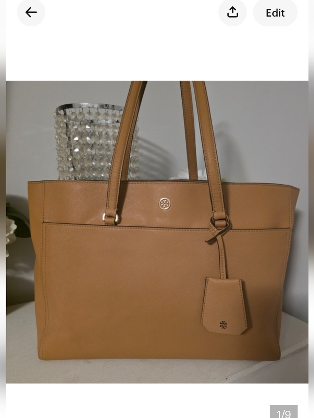 Tory Burch Tan Leather Tote